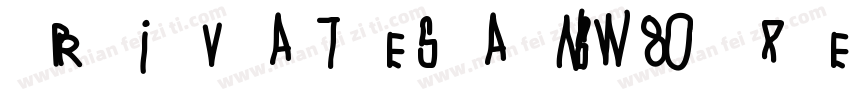 Private Sans W08 Regular字体转换